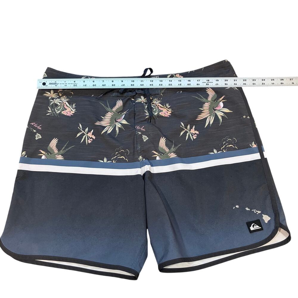 Quiksilver Surfstick Division Scallop 19" Board Shorts Swim Trunks 40 - Picture 7 of 9
